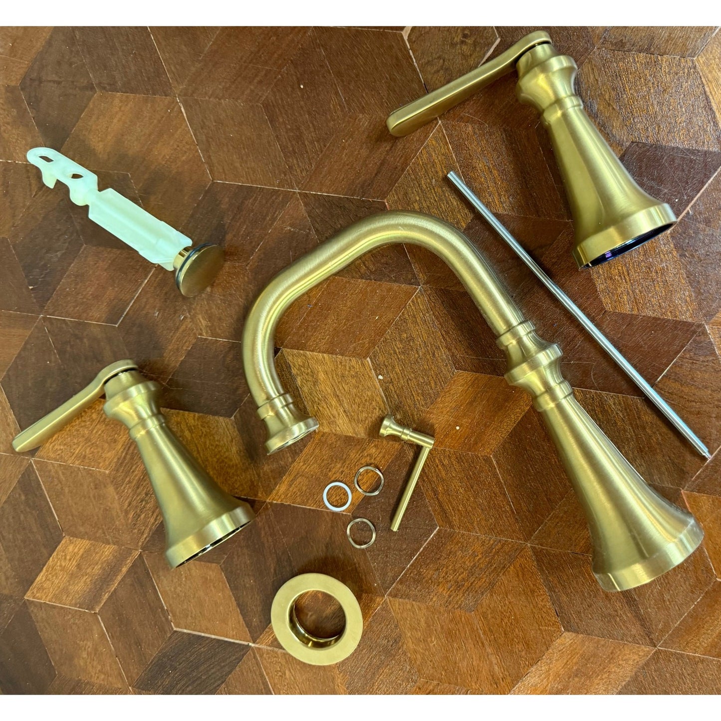 Moen TS44102BG Colinet 2-High Arc Bathroom Faucet - Brushed Gold