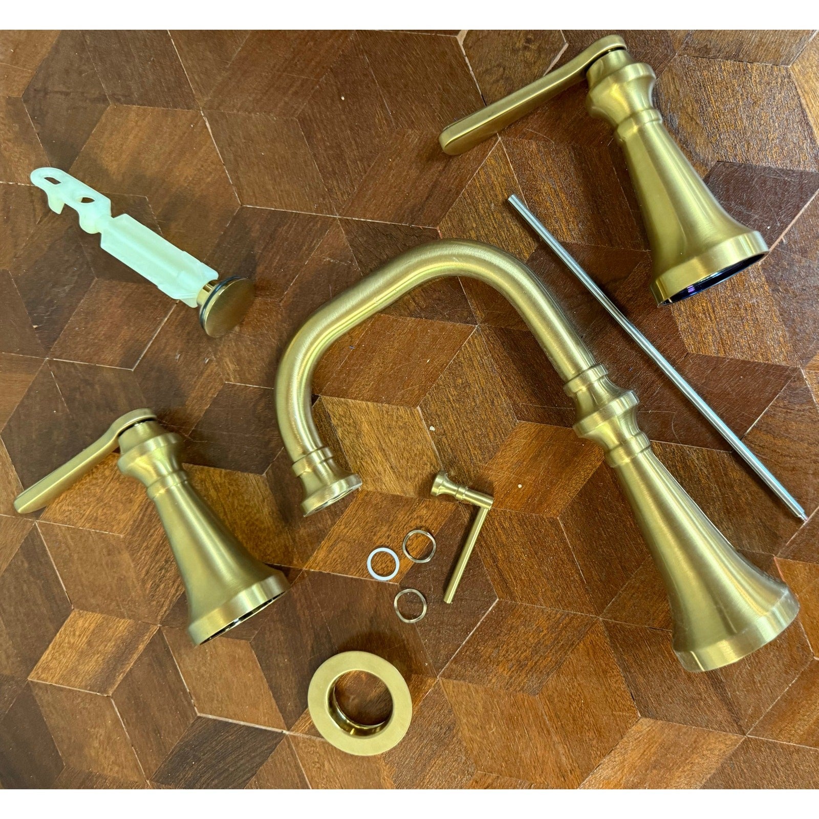 Moen TS44102BG Colinet 2-High Arc Bathroom Faucet - Brushed Gold
