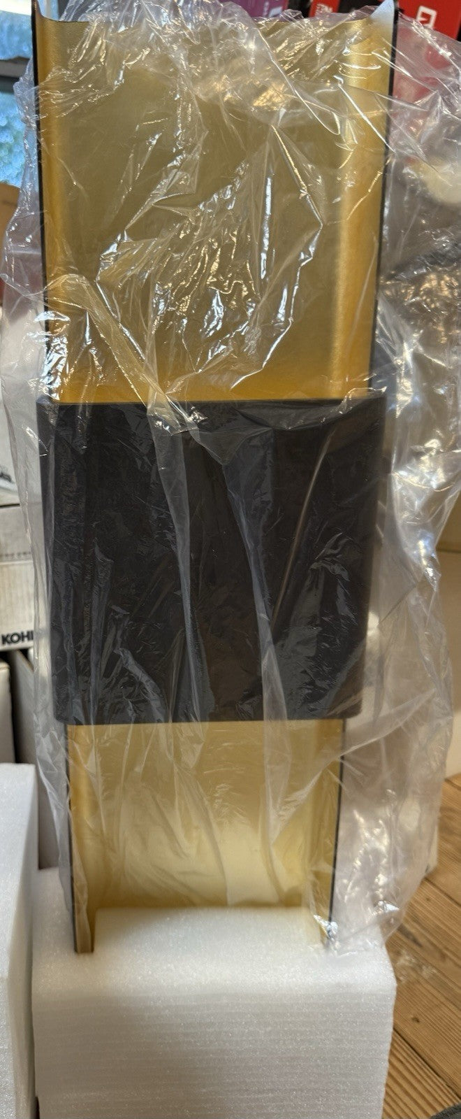 WAC Tribeca Wall Sconce Black & Gold Modern LED Light Fixture WS-W10314-BK/AB