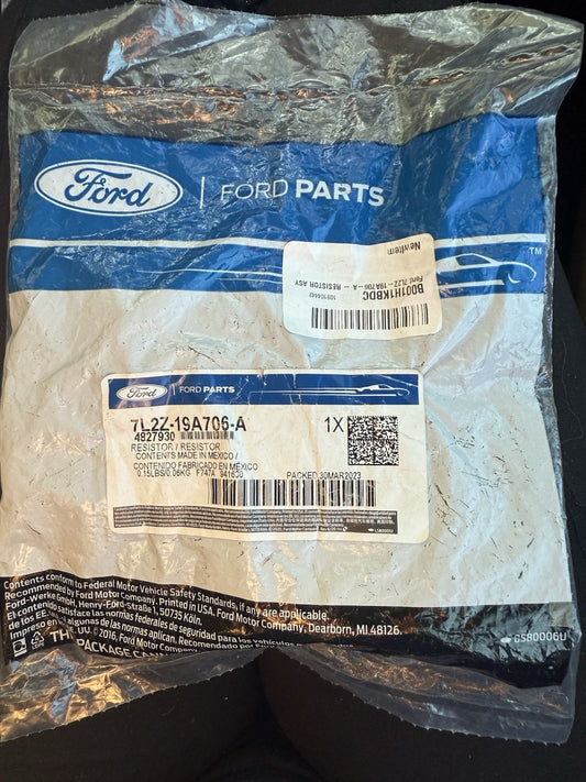 Genuine Ford Resistor 7L2Z-19A706-A