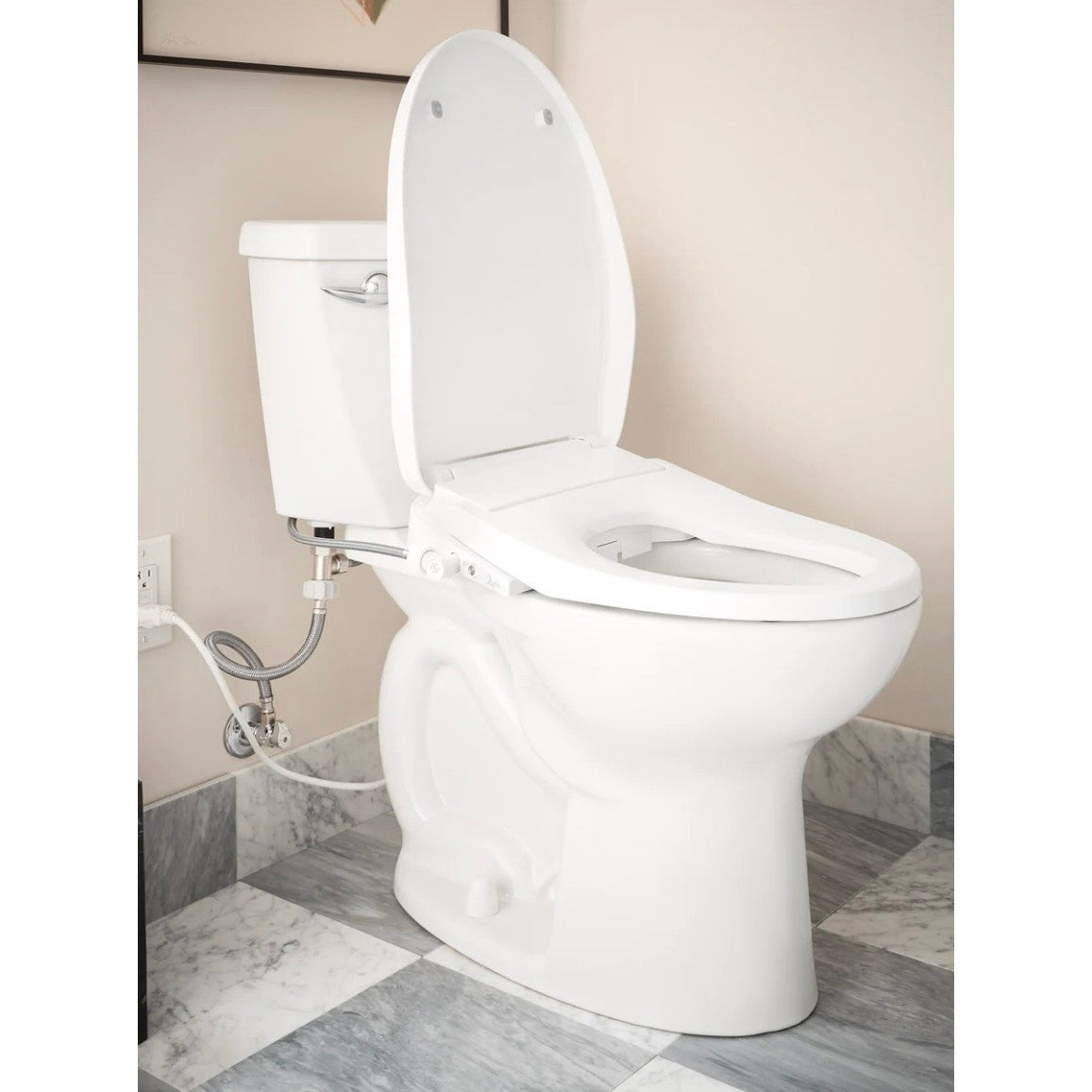 Moen EB1500E 3-Series Electric Bidet Seat White Elongated Heated Night Light