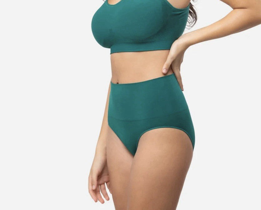 Underoutfit Smoothing at Waist Brief - 308, size 2XL Aventurine