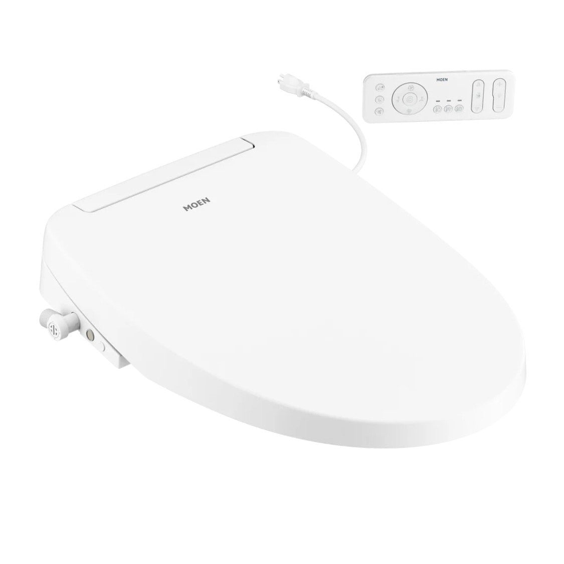 Moen EB1500E 3-Series Electric Bidet Seat White Elongated Heated Night Light