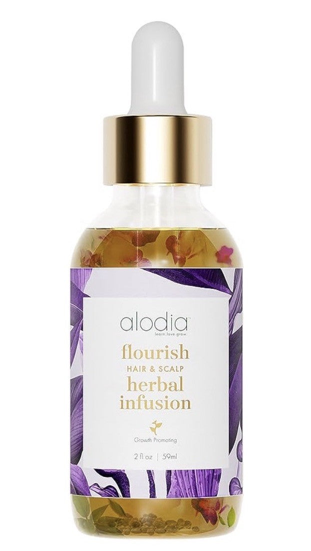 Alodia Flourish Hair & Scalp Herbal Infusion 2 oz – Natural Growth Oil Serum
