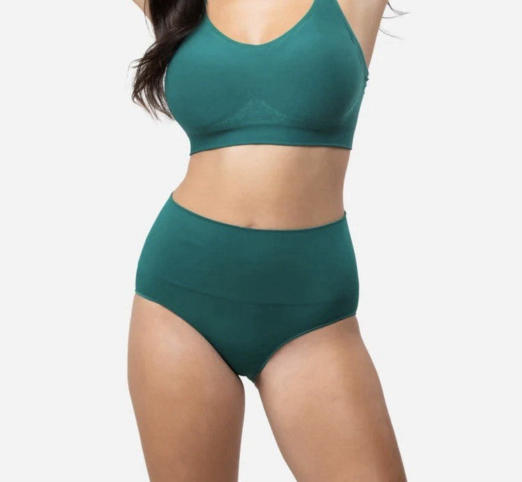 Underoutfit Smoothing at Waist Brief - 308, size 2XL Aventurine