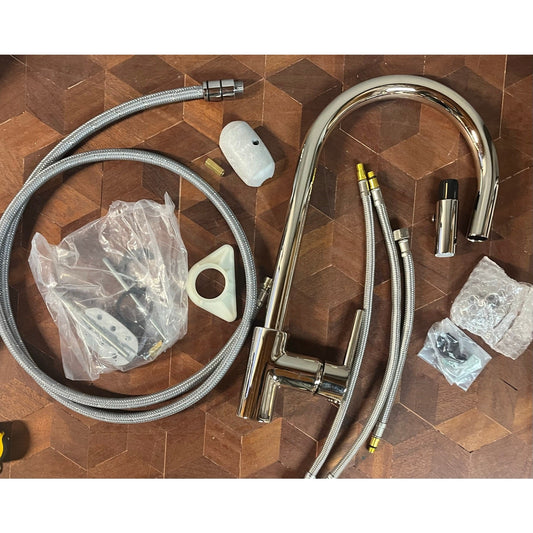 Rohl CY57L-PN-2 Pirellone Single Hole Pull Down Kitchen Faucet -polished Nickel