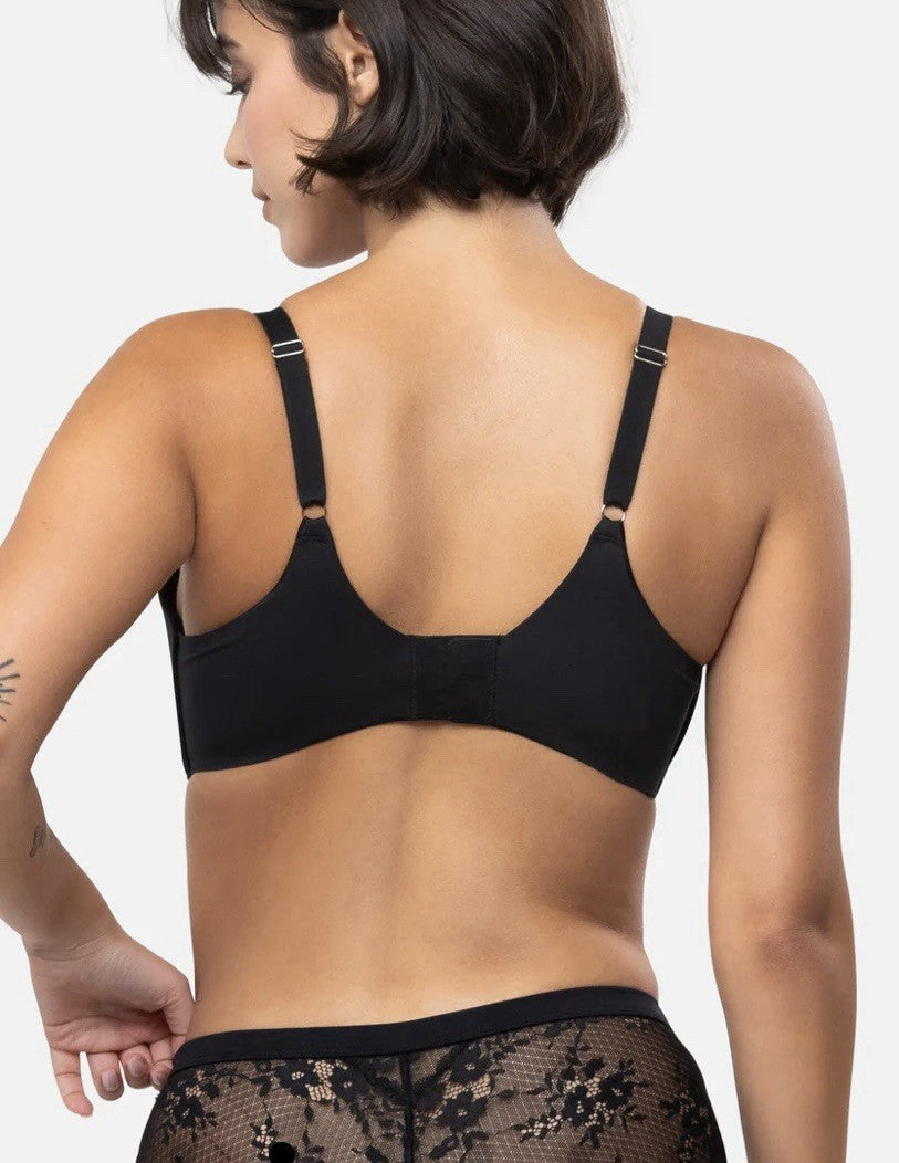 Underoutfit The Satin Grace -1258 (3D molded) Black, size Small