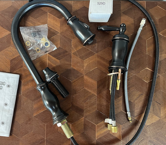 Pfister Hanover GT526-TMY 1-Handle Pull-Down Kitchen Faucet | Tuscan Bronze