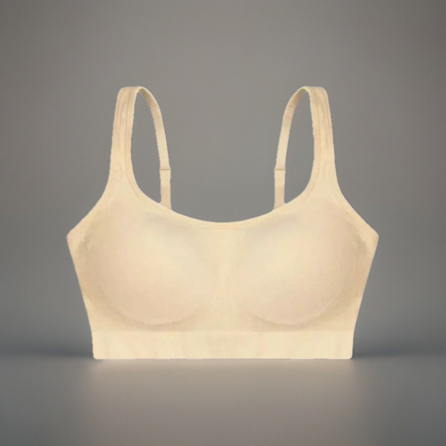 Underoutfit Lightly Lined Comfort Bralette 453--size med, sand
