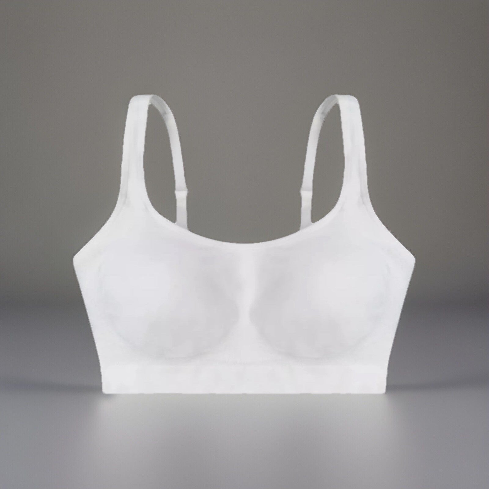 Underoutfit Lightly Lined Comfort Bralette 453--size Large white