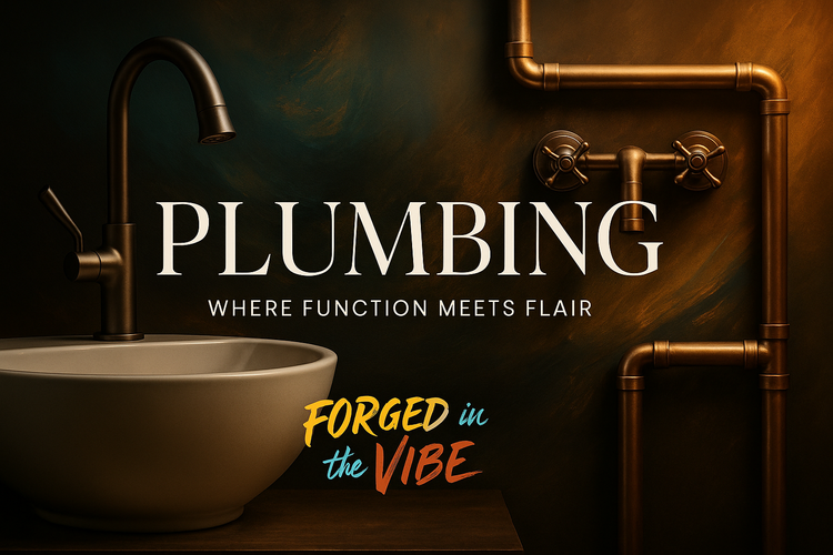 “The Findery plumbing collection banner – faucets, shower trims, valves, drains, matte black and gold finishes”