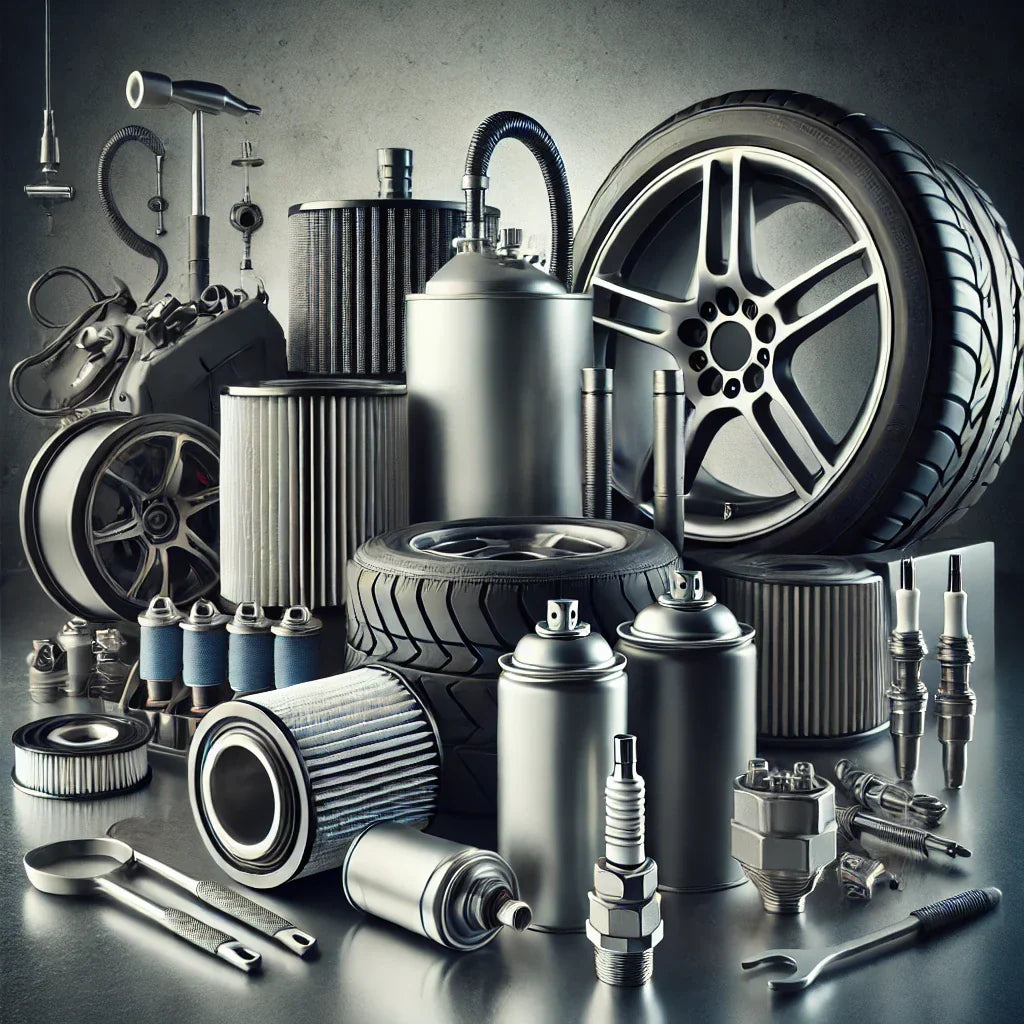 Automotive collection banner – tools, car parts, truck gear, detailing products 25% off”
