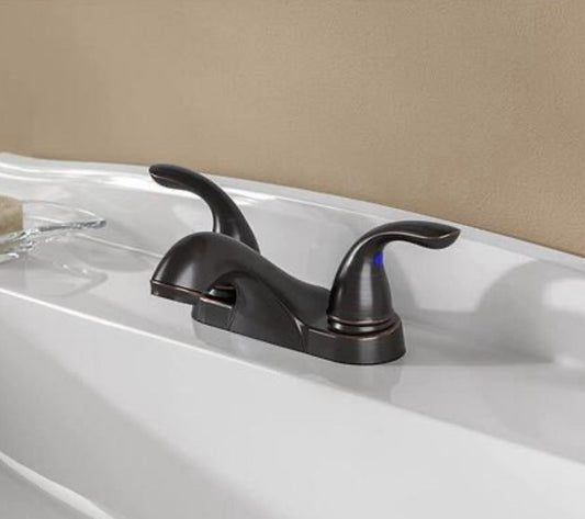 🏷️ Pfister LG143-610Y 4″ Centerset Bathroom Faucet – Tuscan Bronze – 2‑Handle P