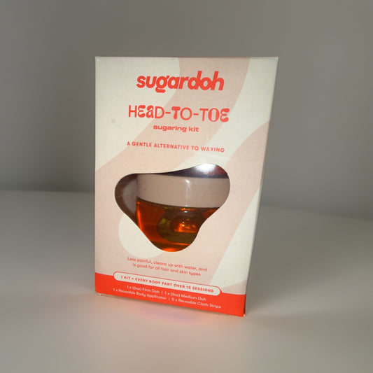 Sugardoh Head-to-Toe Sugaring Paste Kit  5-Piece Hair Removal Set, Free Shipping