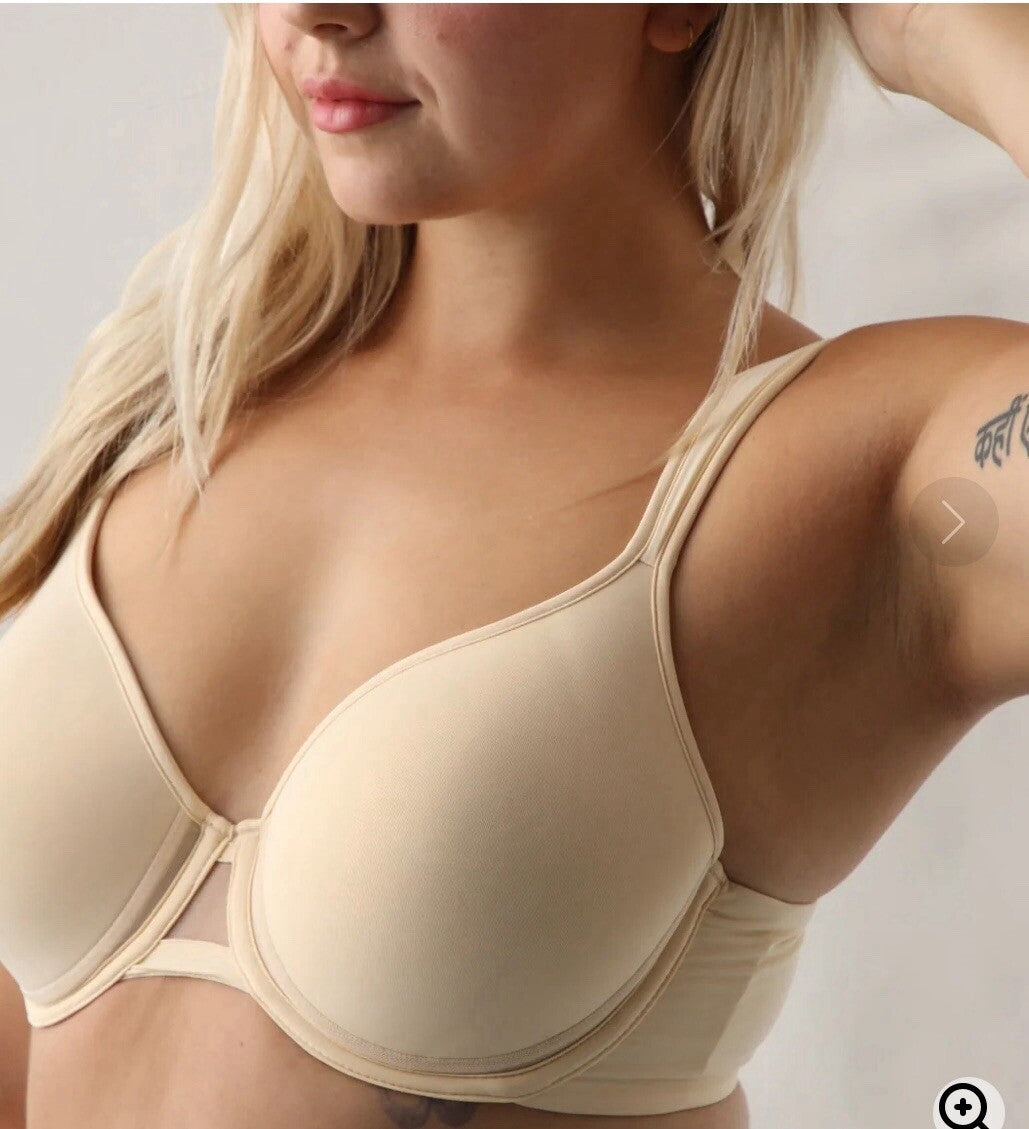 Underoutfit The Underwire Cradle Bra -1235 Sand, Size 40D