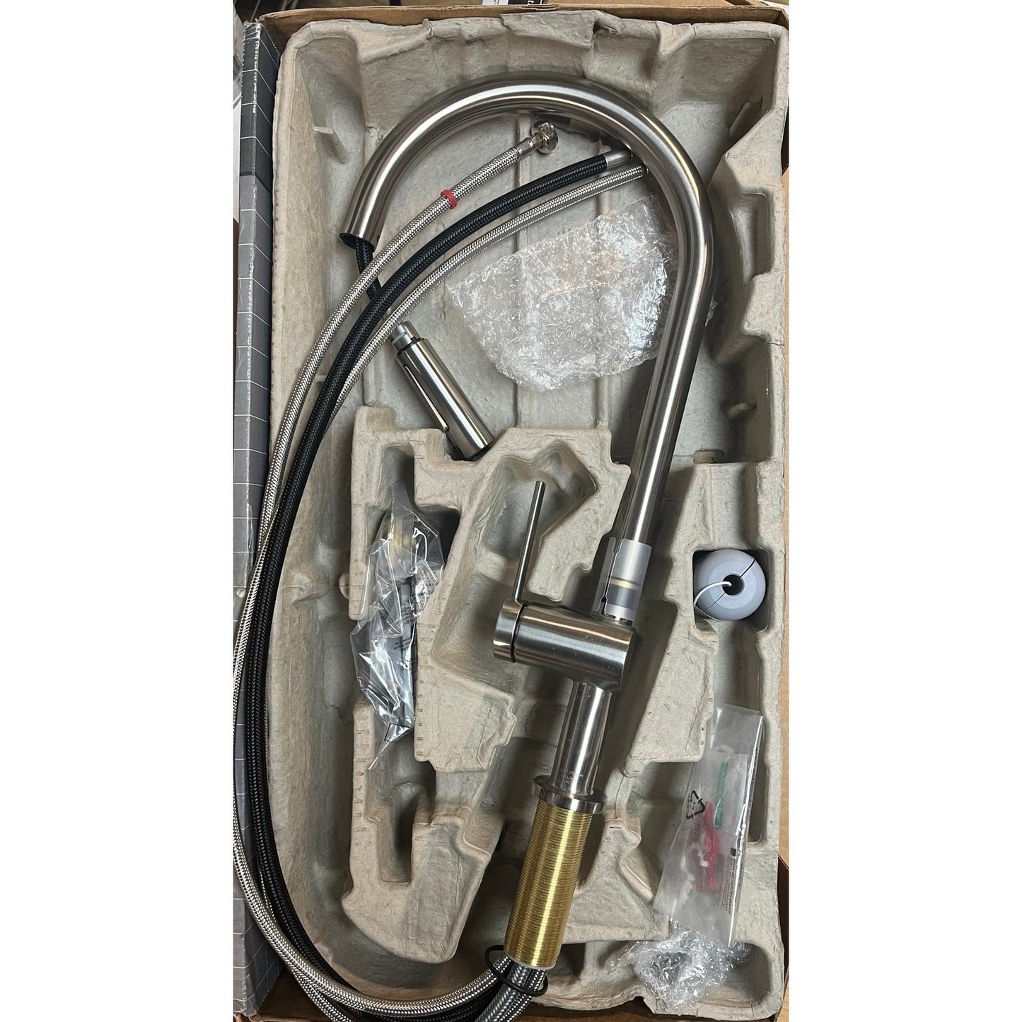 Hansgrohe 72846801 Talis N Kitchen Faucet Pull Down 2-Spray Steel Optik