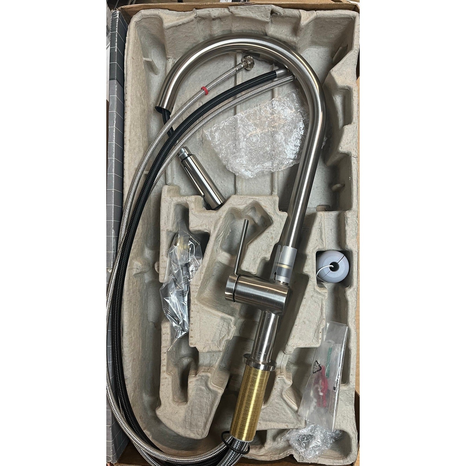 Hansgrohe 72846801 Talis N Kitchen Faucet Pull Down 2-Spray Steel Optik