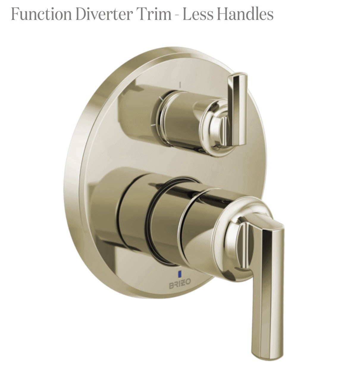 Brizo Levoir T75P598-PNLHP Polished Nickel Pressure Balance Shower Faucet w/3 Fu