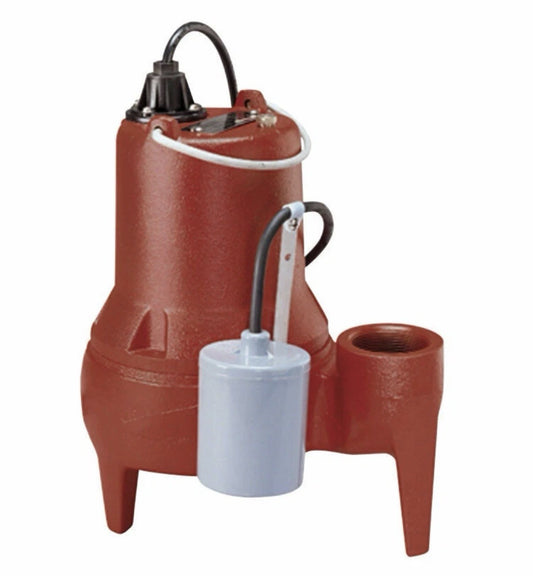 Liberty Pumps LE51A 1/2 HP Submersible Sewage Pump – Automatic Operation
