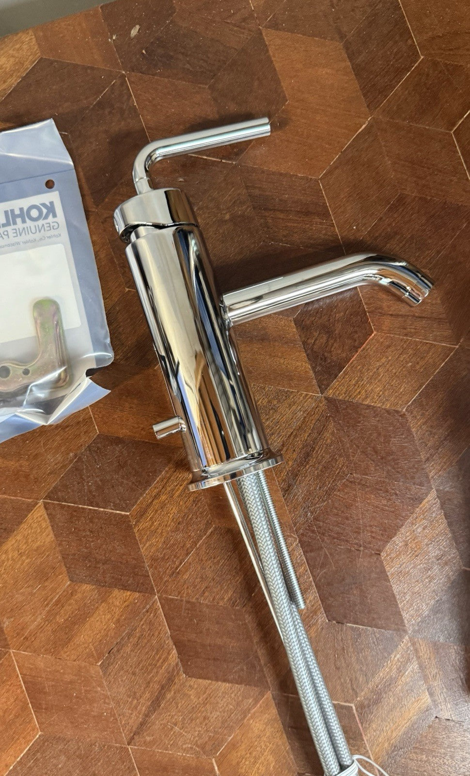Kohler Purist K-14402-4A-CP Purist Single Hole Bathroom Faucet. Polished Chrome