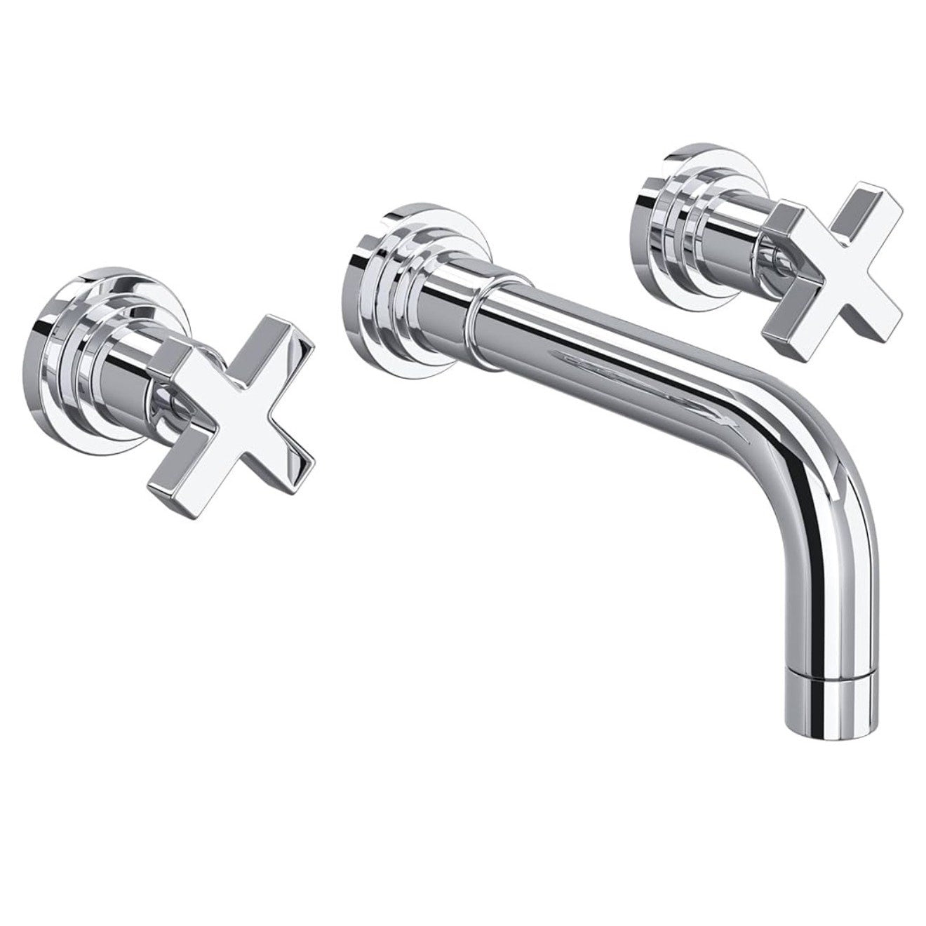 House of Rohl A2207XMAPCTO-2 Lombardia Wall Mount Faucet Polished Chrome Cross H