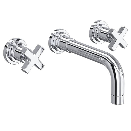 House of Rohl A2207XMAPCTO-2 Lombardia Wall Mount Faucet Polished Chrome Cross H