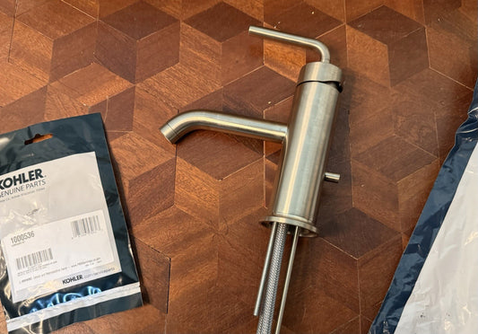 Kohler Purist Single-Control Lavatory Faucet – Brushed Nickel (K-14402-4A-BN)