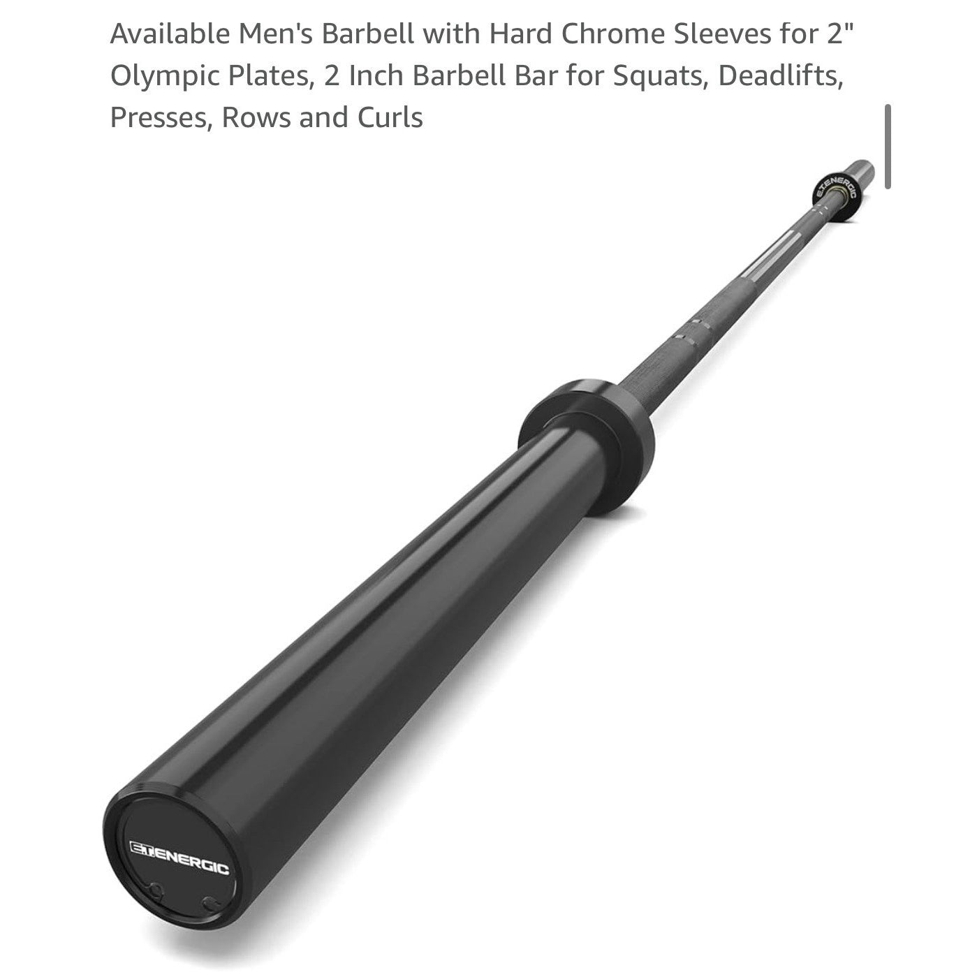 New -Olympic barbell 20kg Bar load 500lbs Capacity