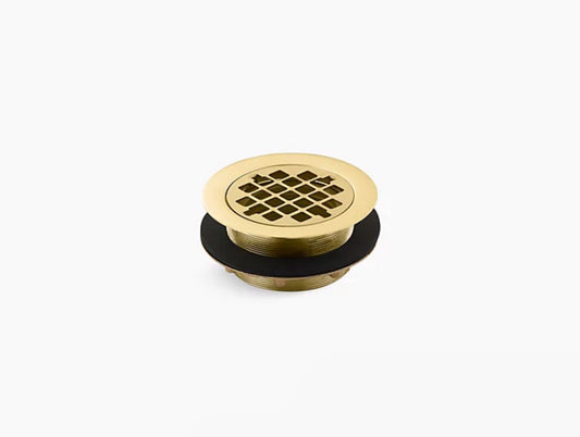 Kohler 9132-PB 4-3/8" Round Shower Drain, Polished Brass