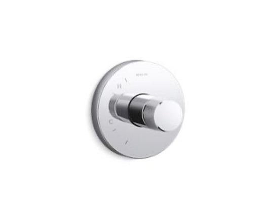 KOHLER K-TS78015-8-CP Valve Trim – Polished Chrome, Single Knob (No Valve)