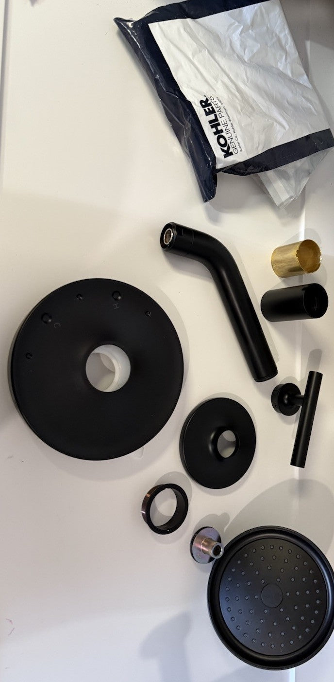 Kohler TS14422-4-BL Purist Shower Trim – Matte Black – Lever Handle