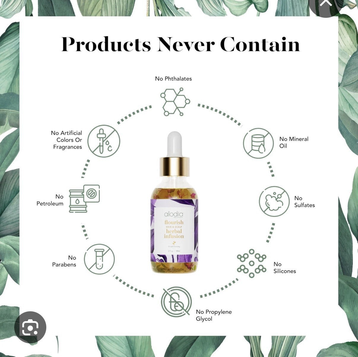 Alodia Flourish Hair & Scalp Herbal Infusion 2 oz – Natural Growth Oil Serum