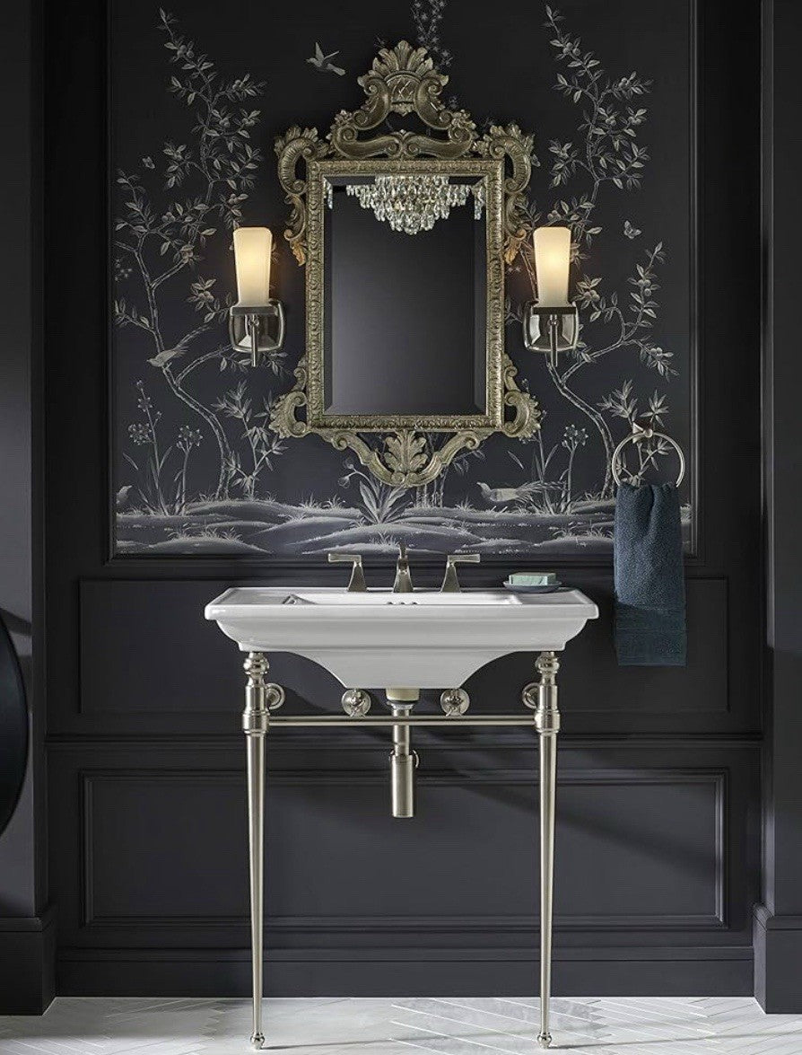 Kohler 30007-BV Memoirs Console Sink Legs Brushed Bronze Metal Bathroom Base