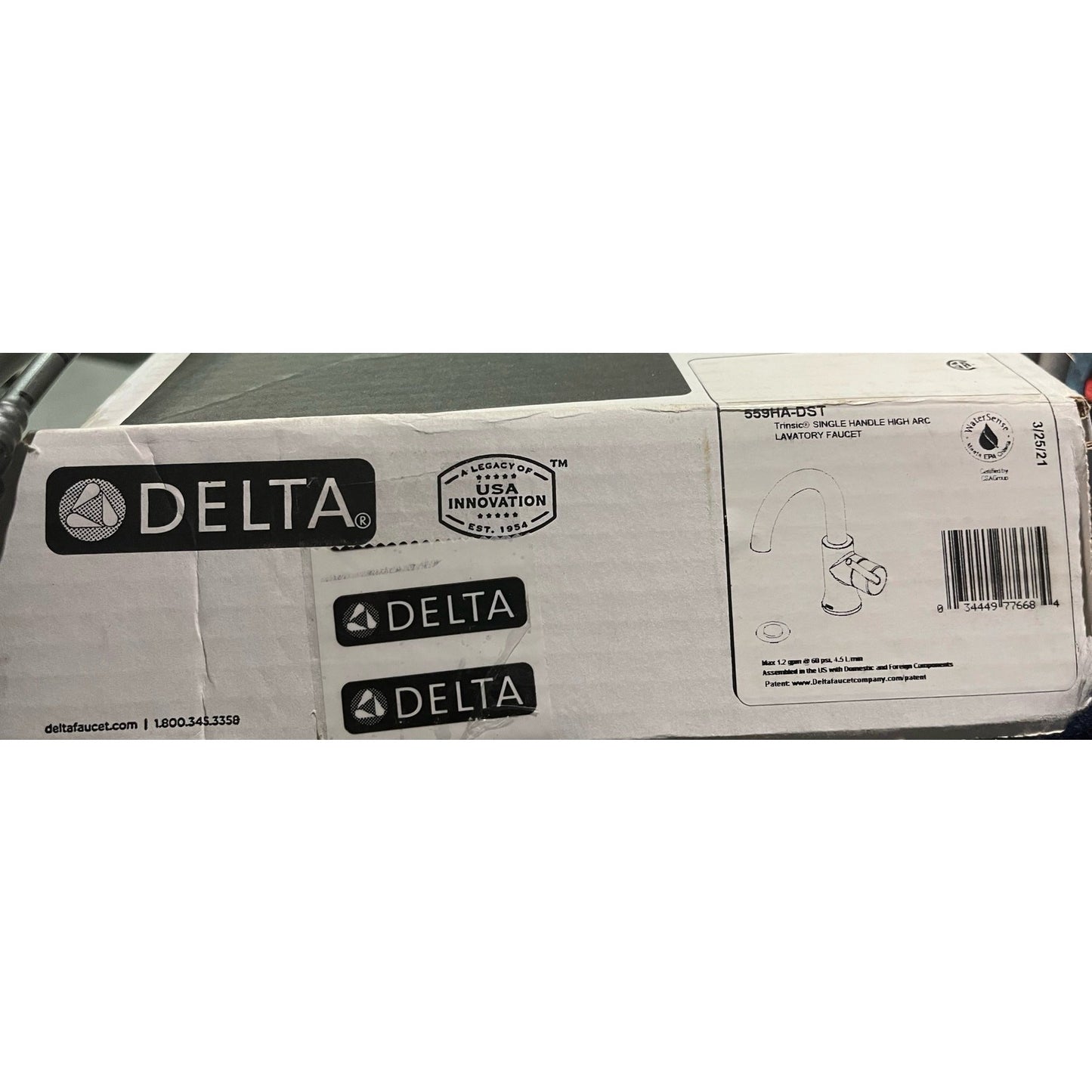 Delta 559HA – DST Trinsic single handle hi arc bathroom faucet -polished chrome