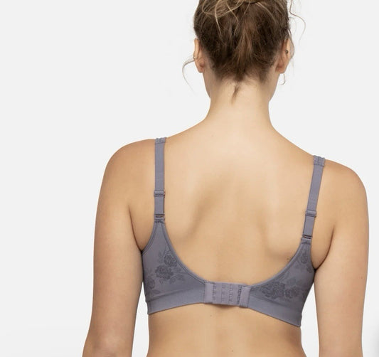 Underoutfit- 460 The Perfect Neckline Bra, size L Blue Granite