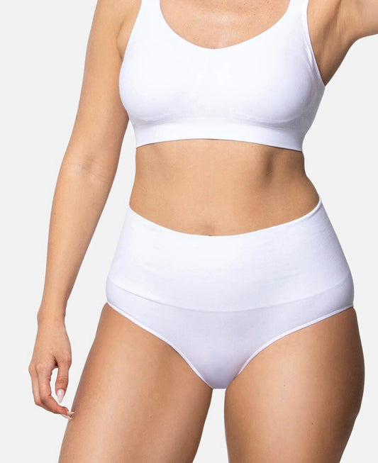 Underoutfit Smoothing at Waist Brief - 308, size med -white
