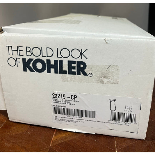Kohler 23219-CP Purist Multifunction 2.5gpm Shower Combo Kit
