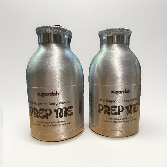 2 Pack Sugardoh Pre-Sugaring Body Powder Pre-Wax Plant-Based & Talc-Free New