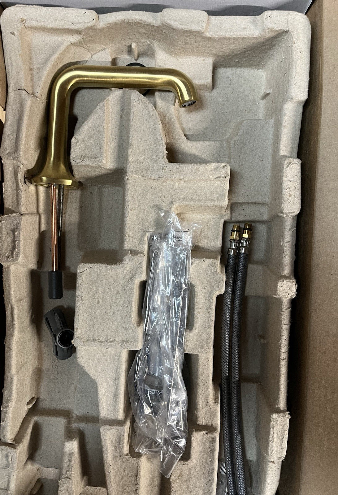 Kohler 27009-2MB Lavatory Spout Only | Moderne Brass | Widespread Faucet
