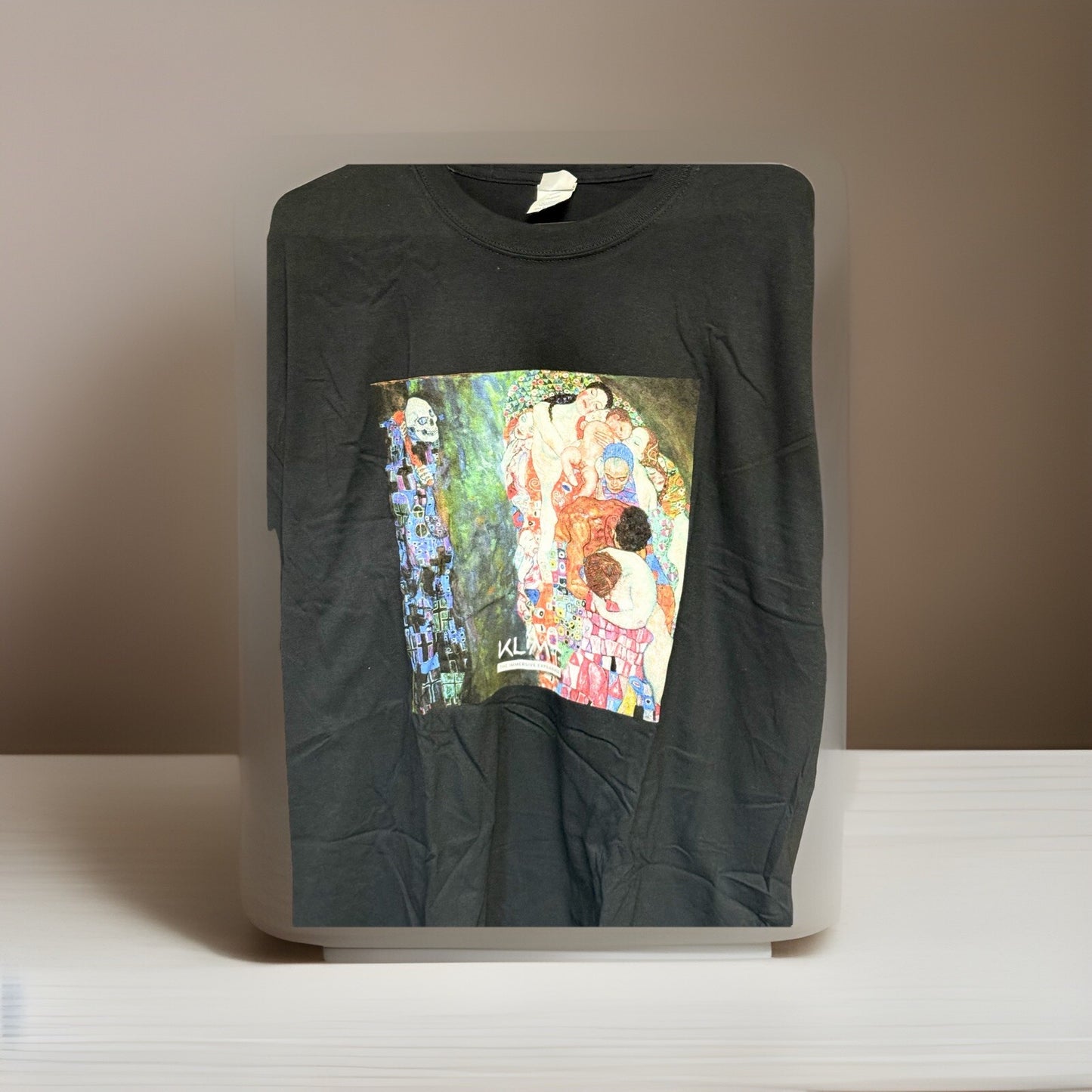 🖤 Klimt “Death and Life” T-Shirt – Black – Immersive Experience Official Art Te