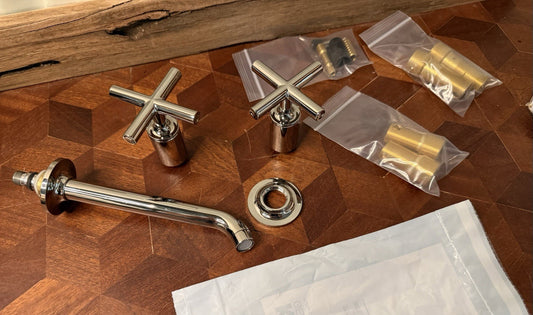 Kohler Purist K-T14413-3-SN Wall-Mount Bathroom Faucet – Polished Nickel