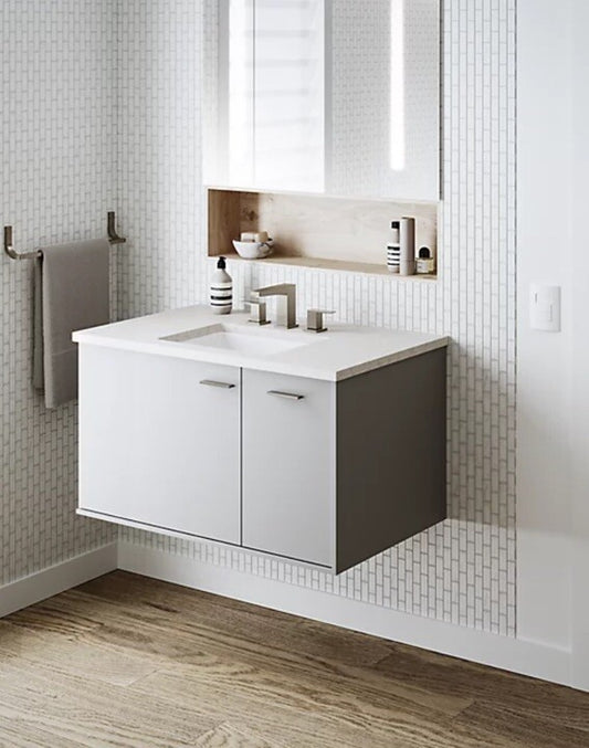 Kohler Verticyl K-8189-95 Ice Grey Rectangular Undermount Bathroom Sink
