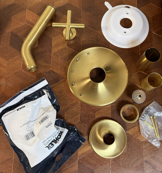 Kohler K-TS14422-3-2MB Purist Shower Trim – Vibrant Brushed Moderne Brass