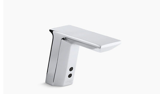 Kohler K-13467-CP Touchless Bathroom Faucet Chrome | Geometric Deck Mount