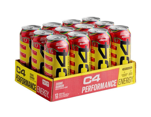 Cellucor C4 Energy Drink Cosmic Rainbow 16oz 12-Pack Zero Sugar