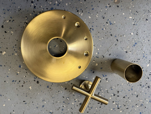 Kohler TS14423-3-2MB Purist Cross Handle Valve Trim Moderne Brass – New Open Box