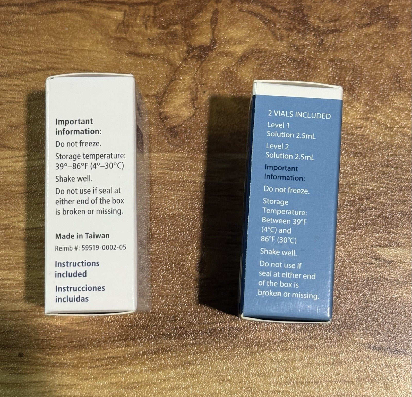 Philips Glucose Control Solution Level 1 & 2 Sealed Vials 2.5ml Each  exp8/6/25