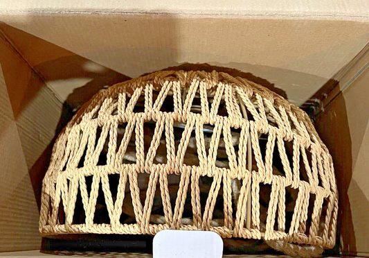 Plug In Rattan Hanging Pendant Light