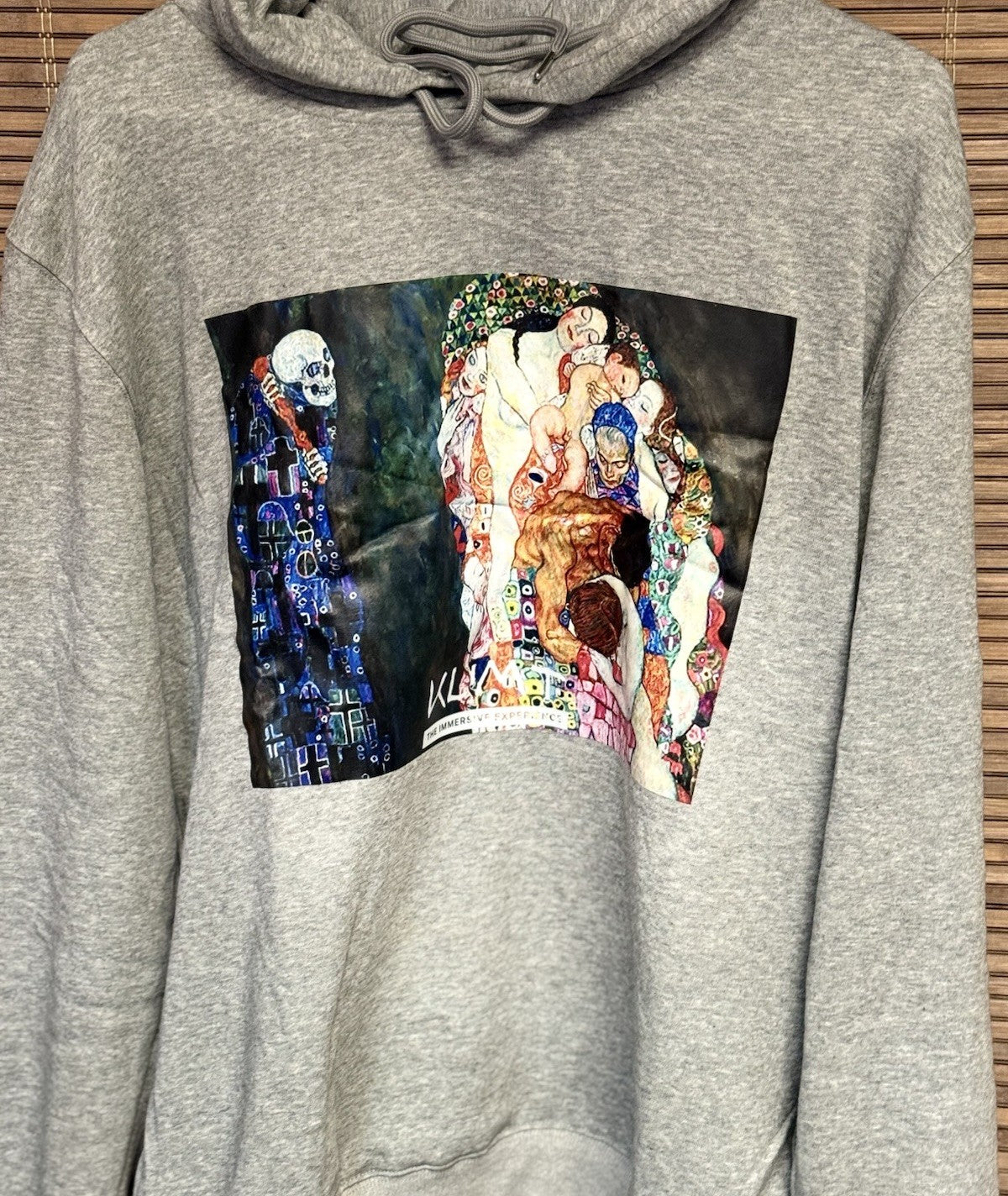 Klimt “Death and Life” Hoodie – Gray – Immersive Experience Art Print – Unisex