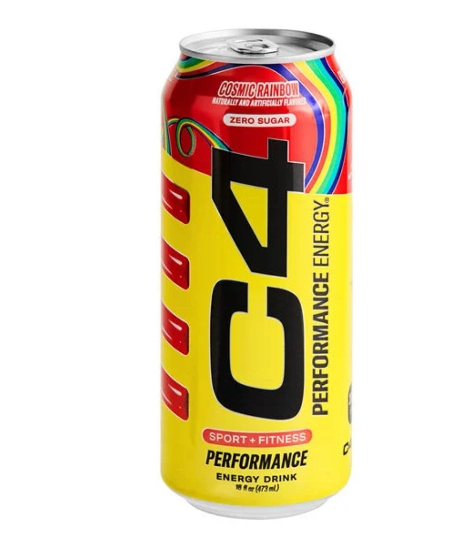 Cellucor C4 Energy Drink Cosmic Rainbow 16oz 12-Pack Zero Sugar